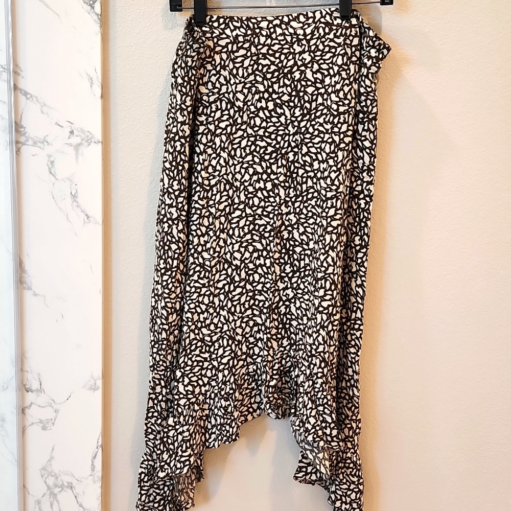 Bobeau Midi Skirt, Size Large